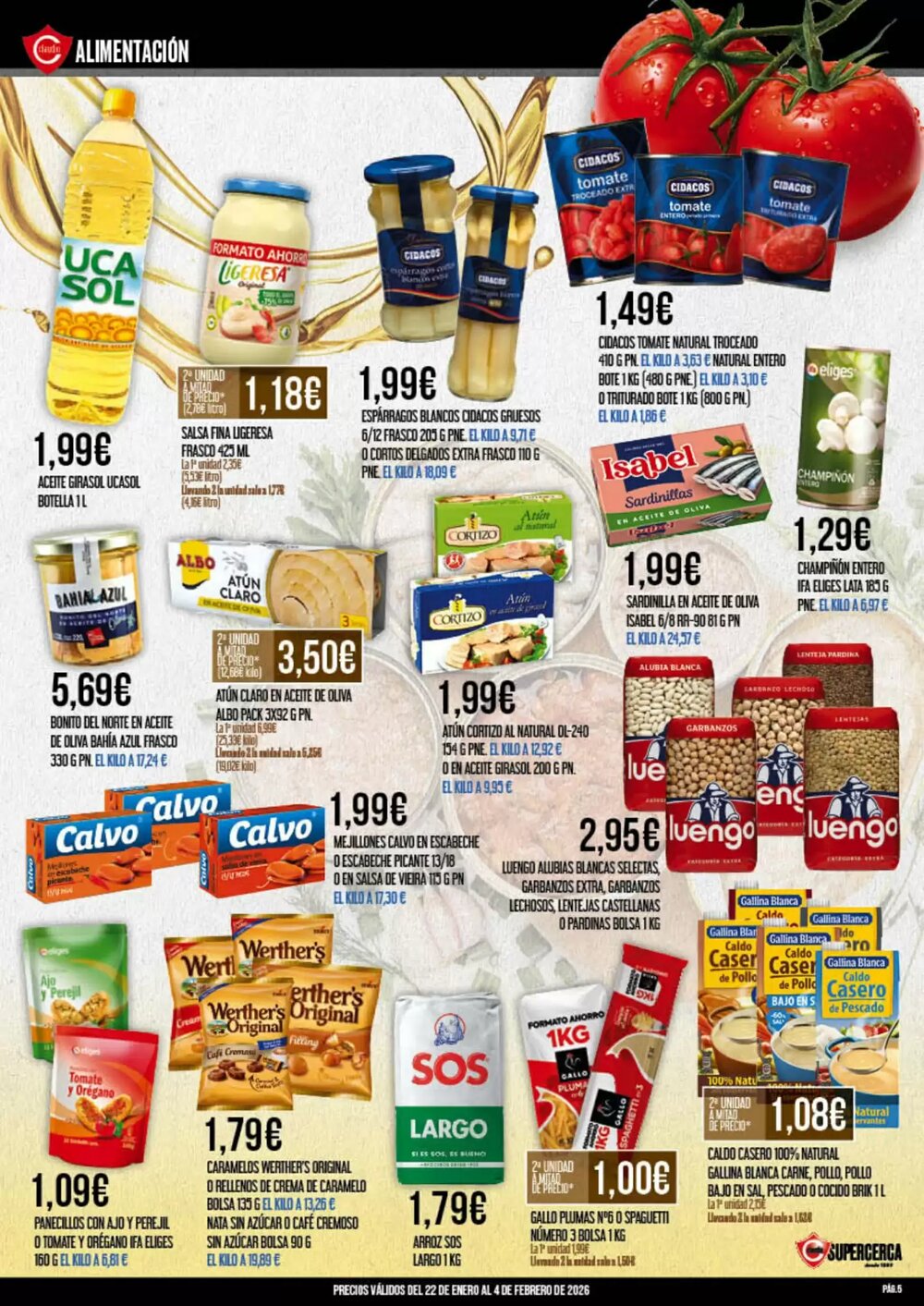 Folleto promocional de Claudio válido desde el 22/01/2026 - Página 5.