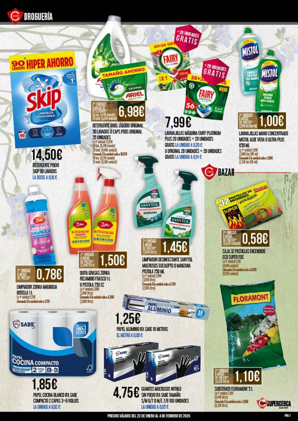Folleto promocional de Claudio válido desde el 22/01/2026 - Página 7.