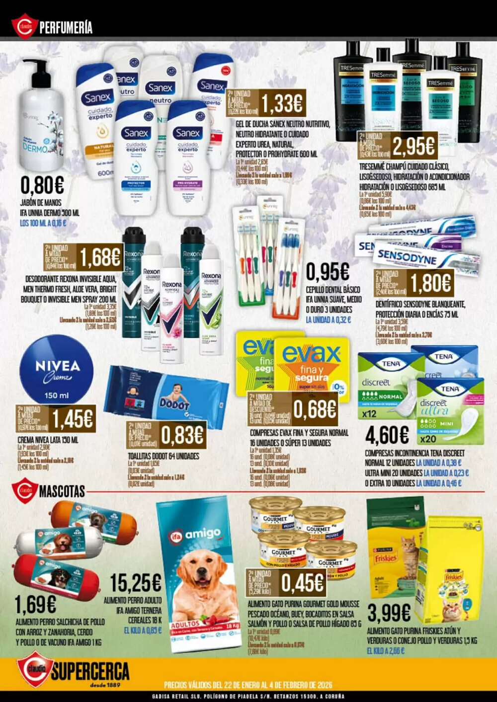 Folleto promocional de Claudio válido desde el 22/01/2026 - Página 8.