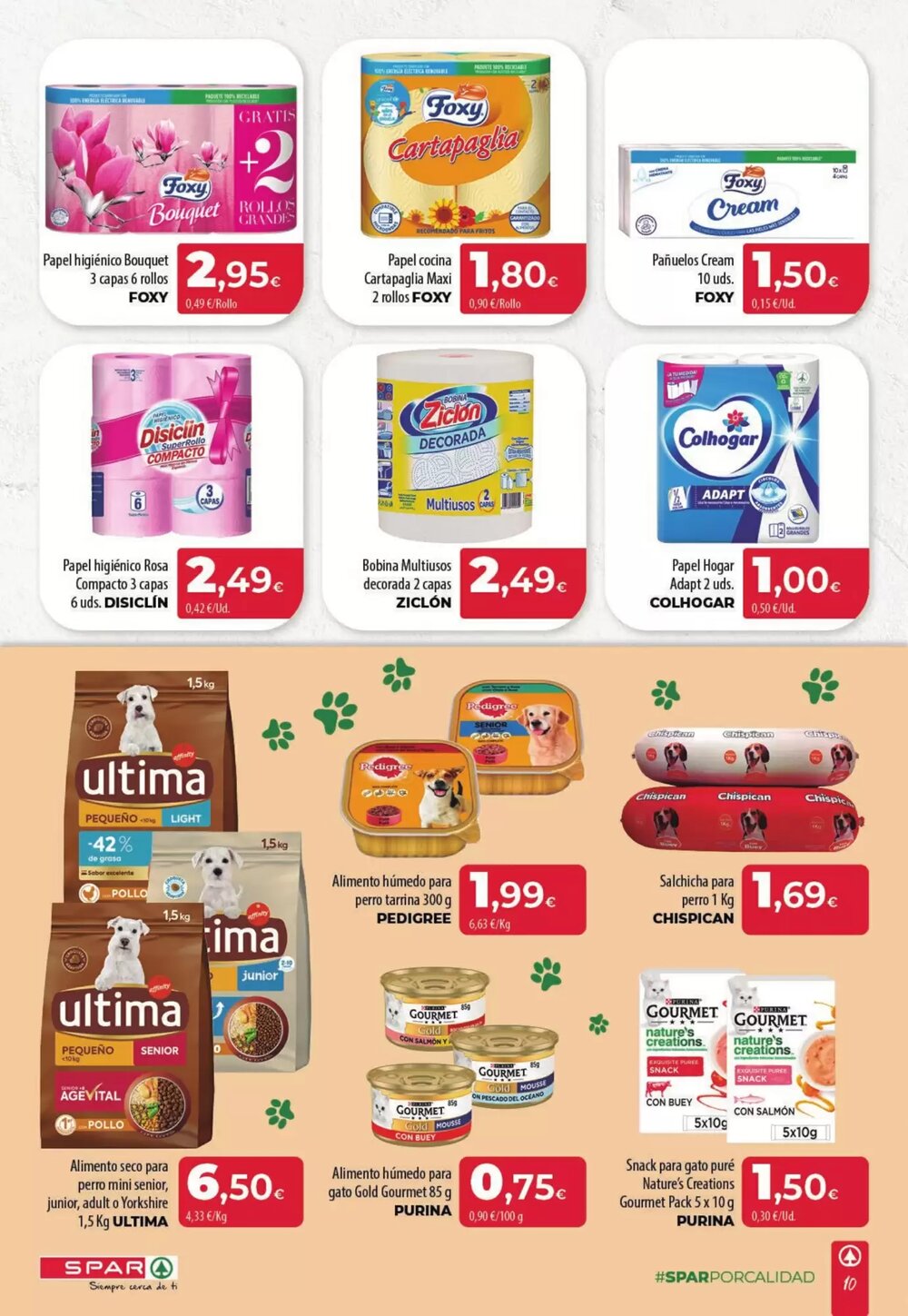 Folleto promocional de Spar Tenerife válido desde el 22/01/2026 - Página 10.