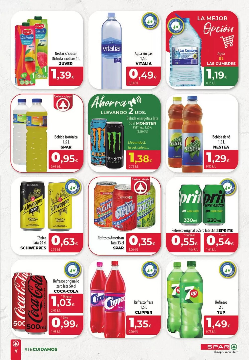 Folleto promocional de Spar Tenerife válido desde el 22/01/2026 - Página 11.