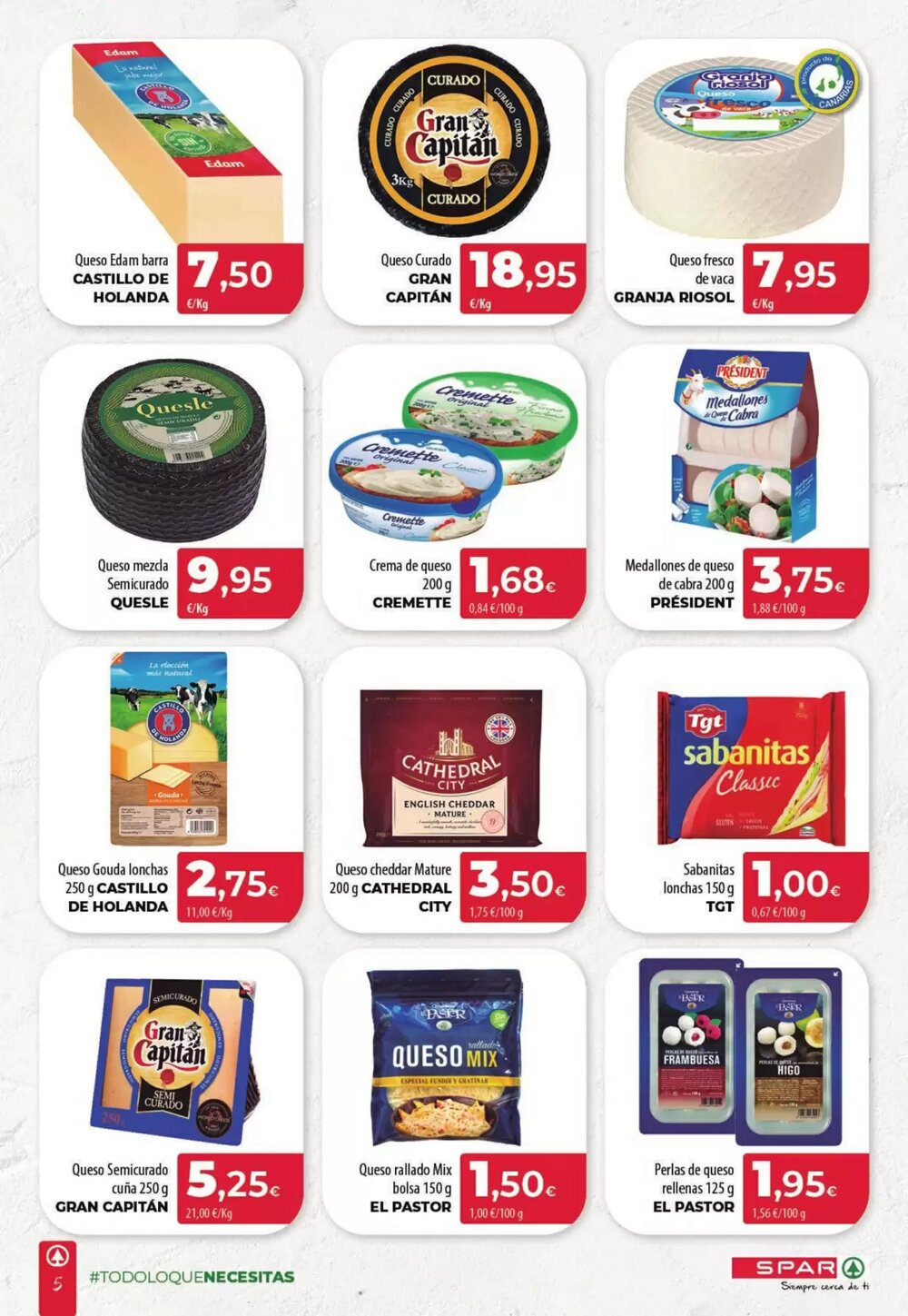 Folleto promocional de Spar Tenerife válido desde el 22/01/2026 - Página 5.