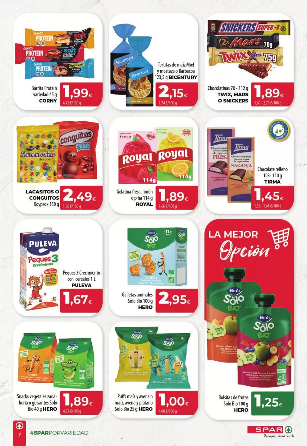 Folleto promocional de Spar Tenerife válido desde el 22/01/2026 - Página 7.
