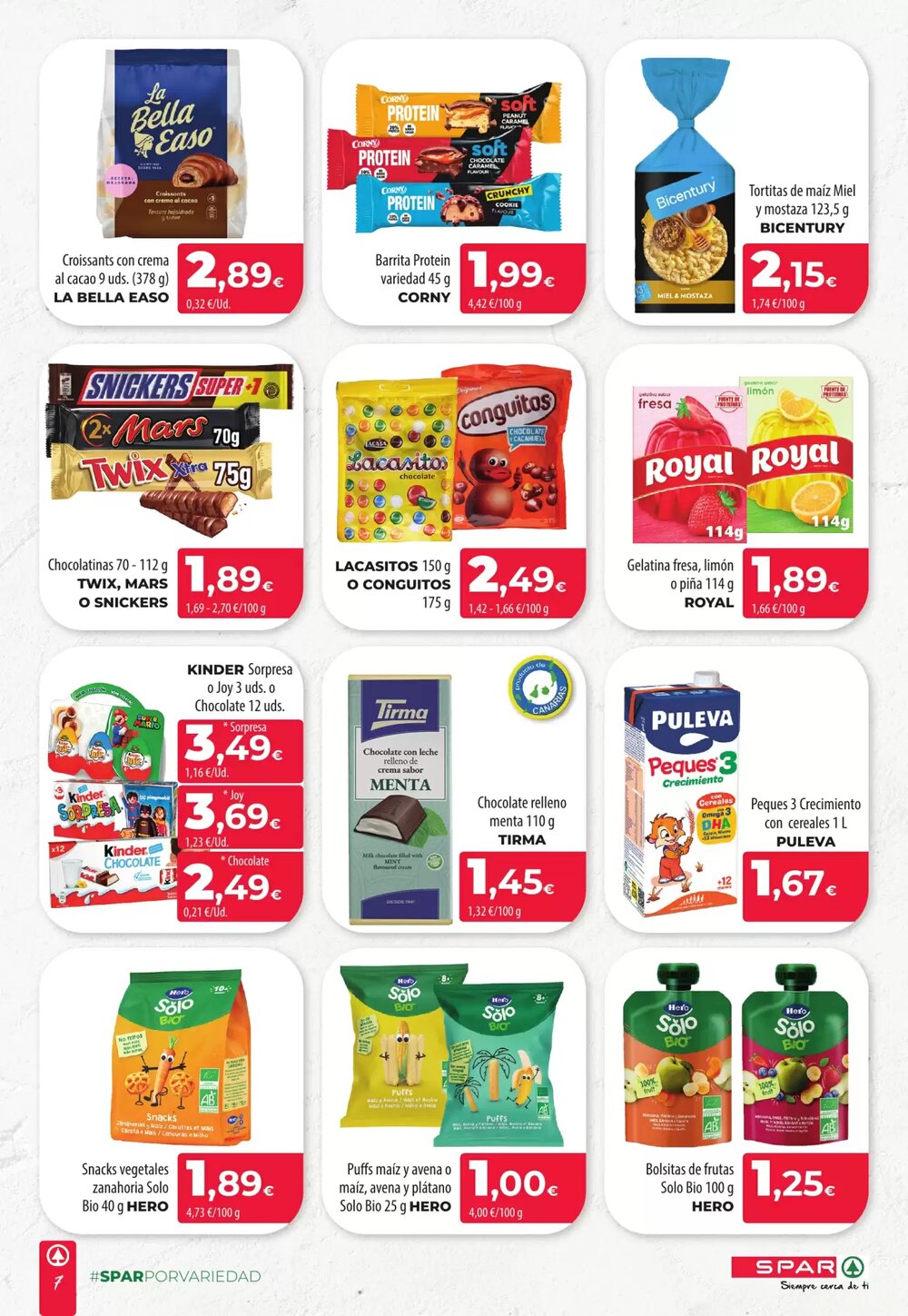 Folleto promocional de Spar válido desde el 22/01/2026 - Página 7.
