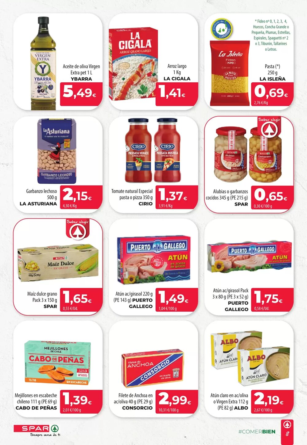 Folleto promocional de Spar válido desde el 22/01/2026 - Página 8.