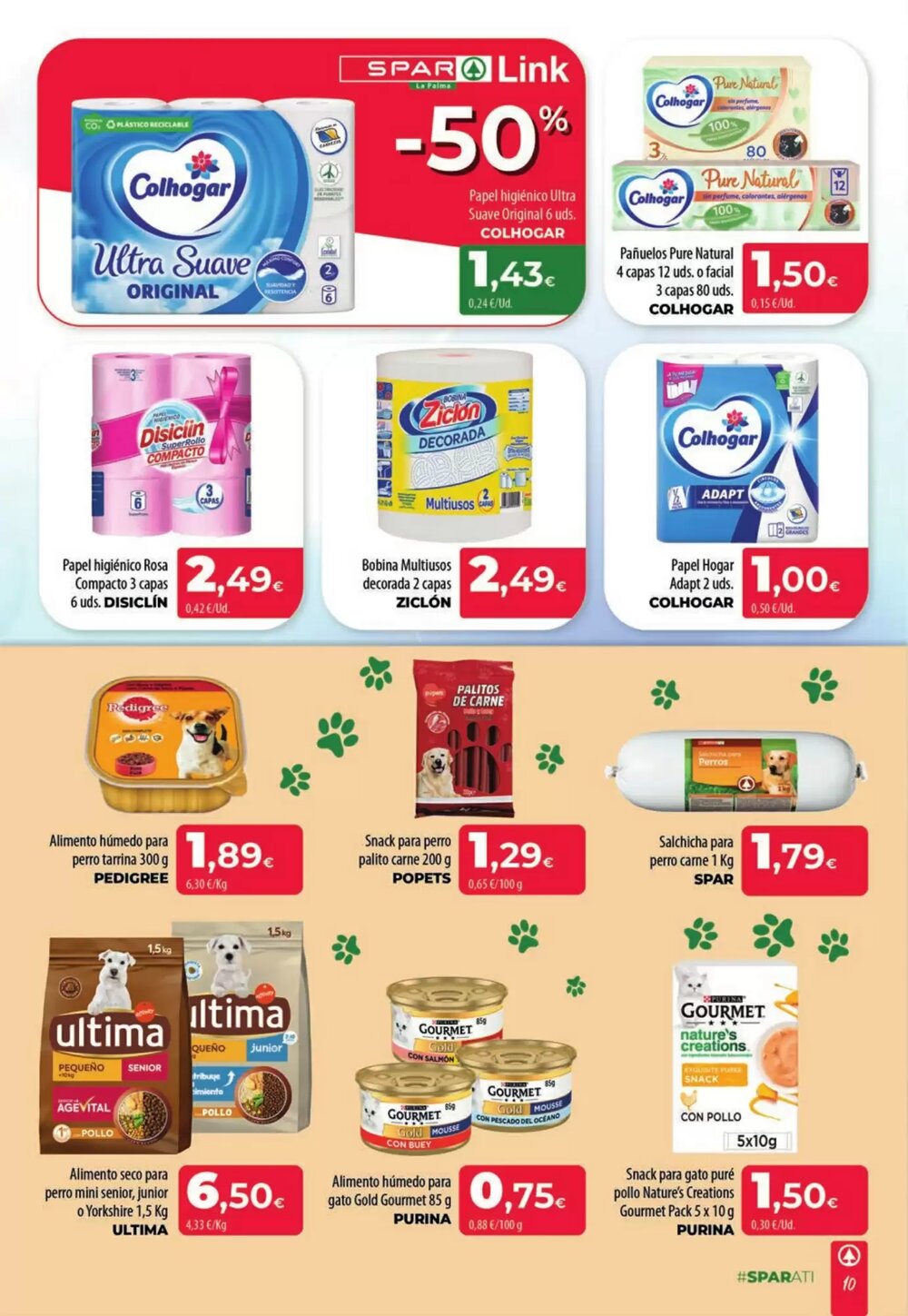 Folleto promocional de Spar La Palma válido desde el 22/01/2026 - Página 10.
