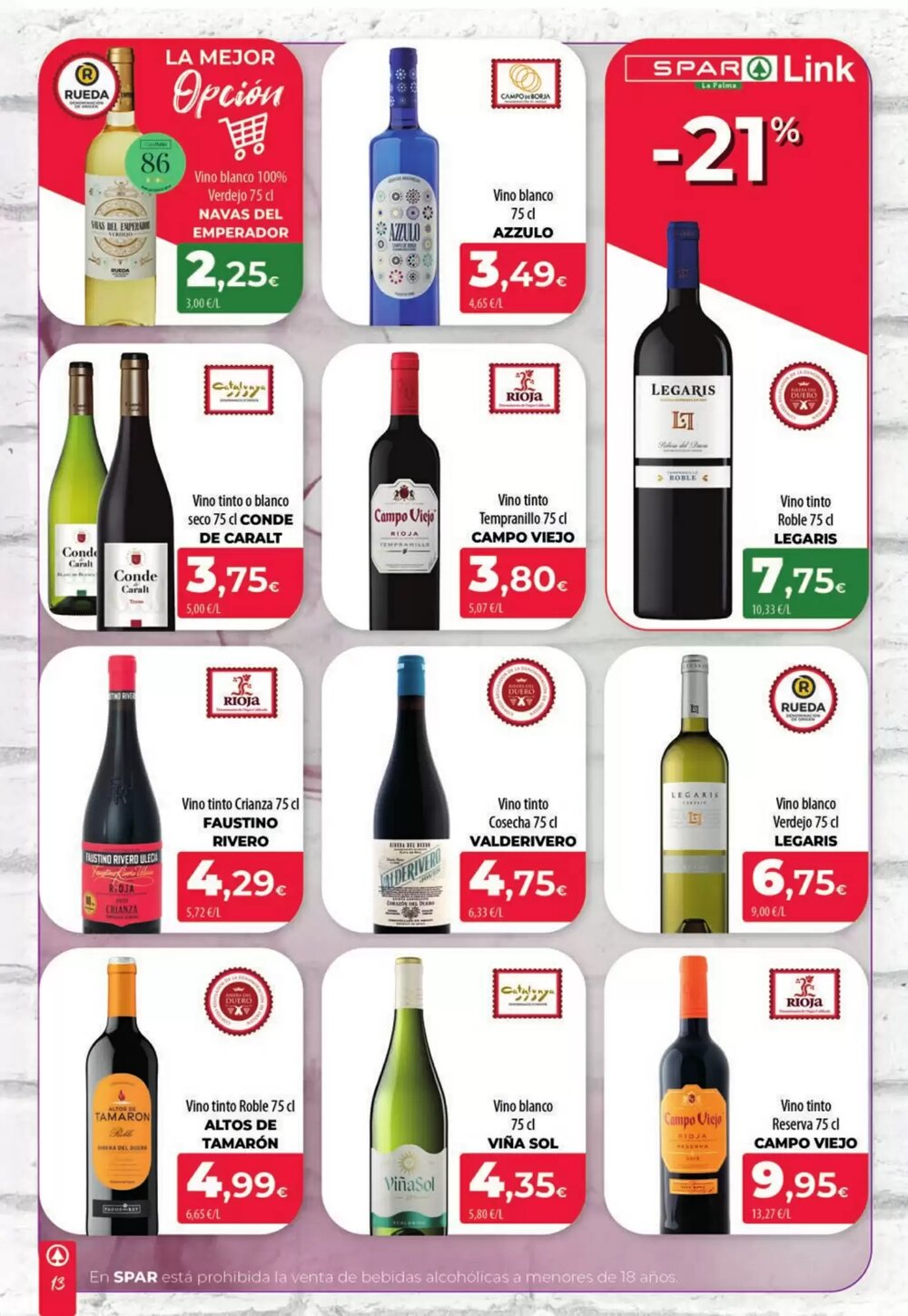 Folleto promocional de Spar La Palma válido desde el 22/01/2026 - Página 13.