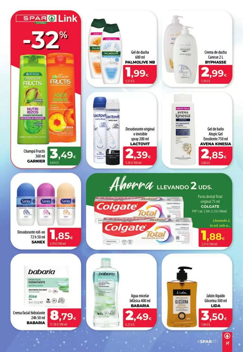Folleto promocional de Spar La Palma válido desde el 22/01/2026 - Página 14.