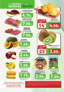 Folleto promocional de Spar La Palma válido desde el 22/01/2026 - Página 16.