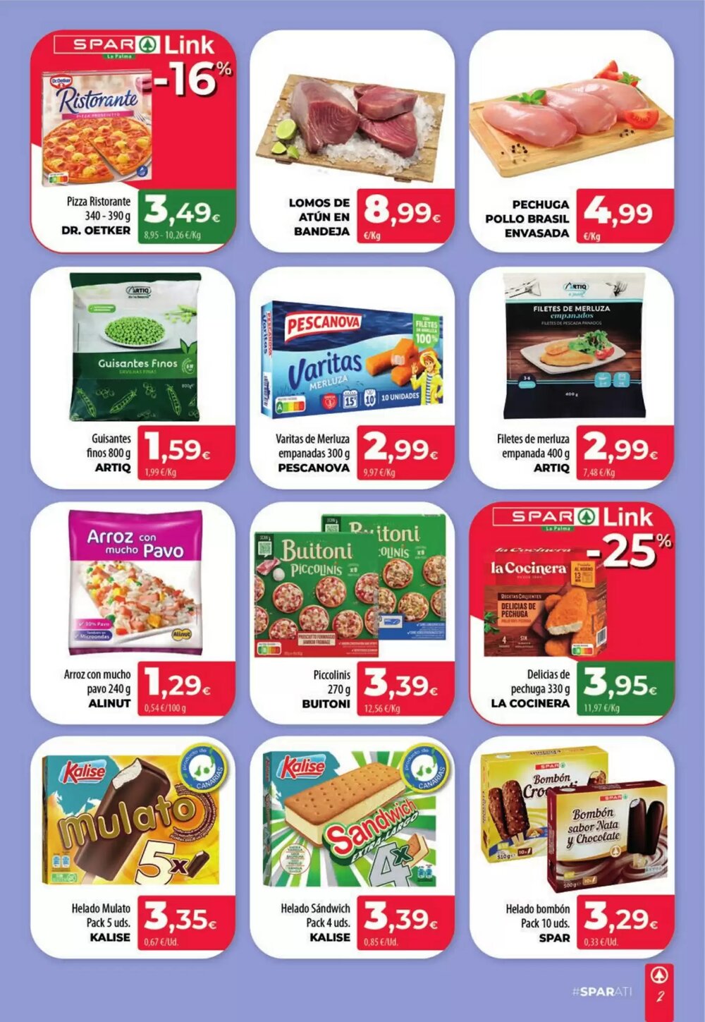 Folleto promocional de Spar La Palma válido desde el 22/01/2026 - Página 2.