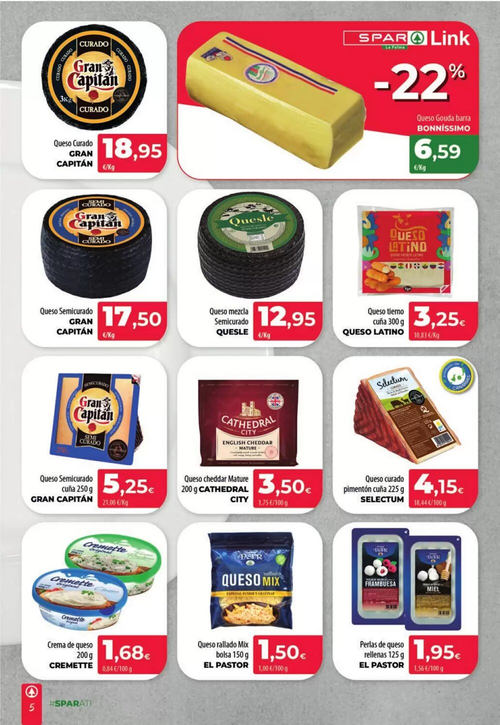 Folleto promocional de Spar La Palma válido desde el 22/01/2026 - Página 5.