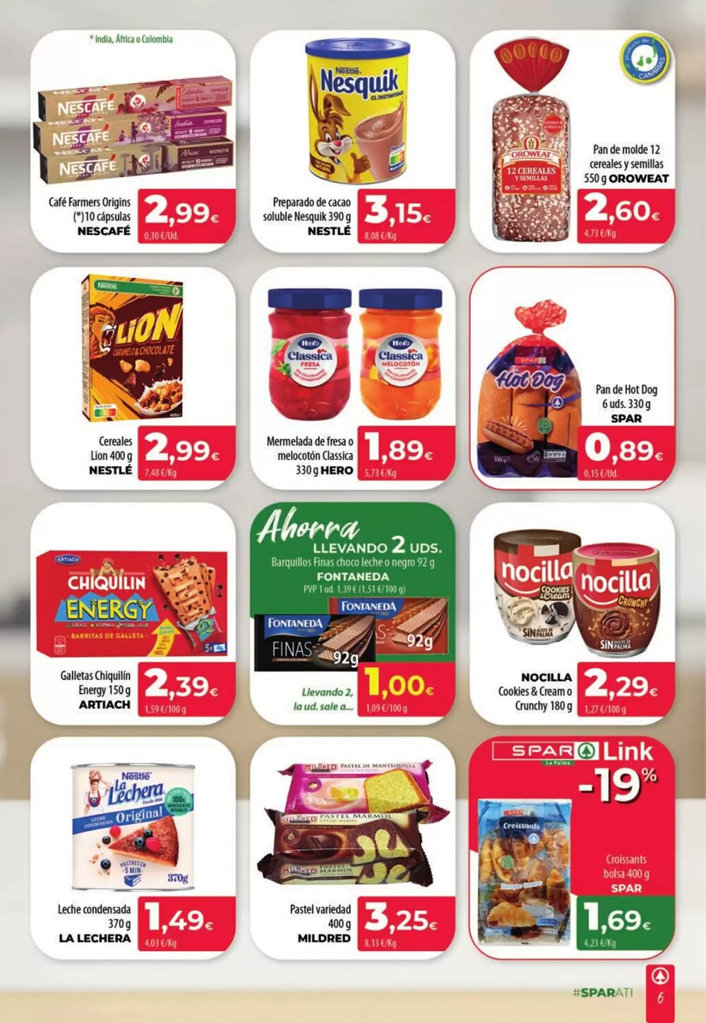 Folleto promocional de Spar La Palma válido desde el 22/01/2026 - Página 6.