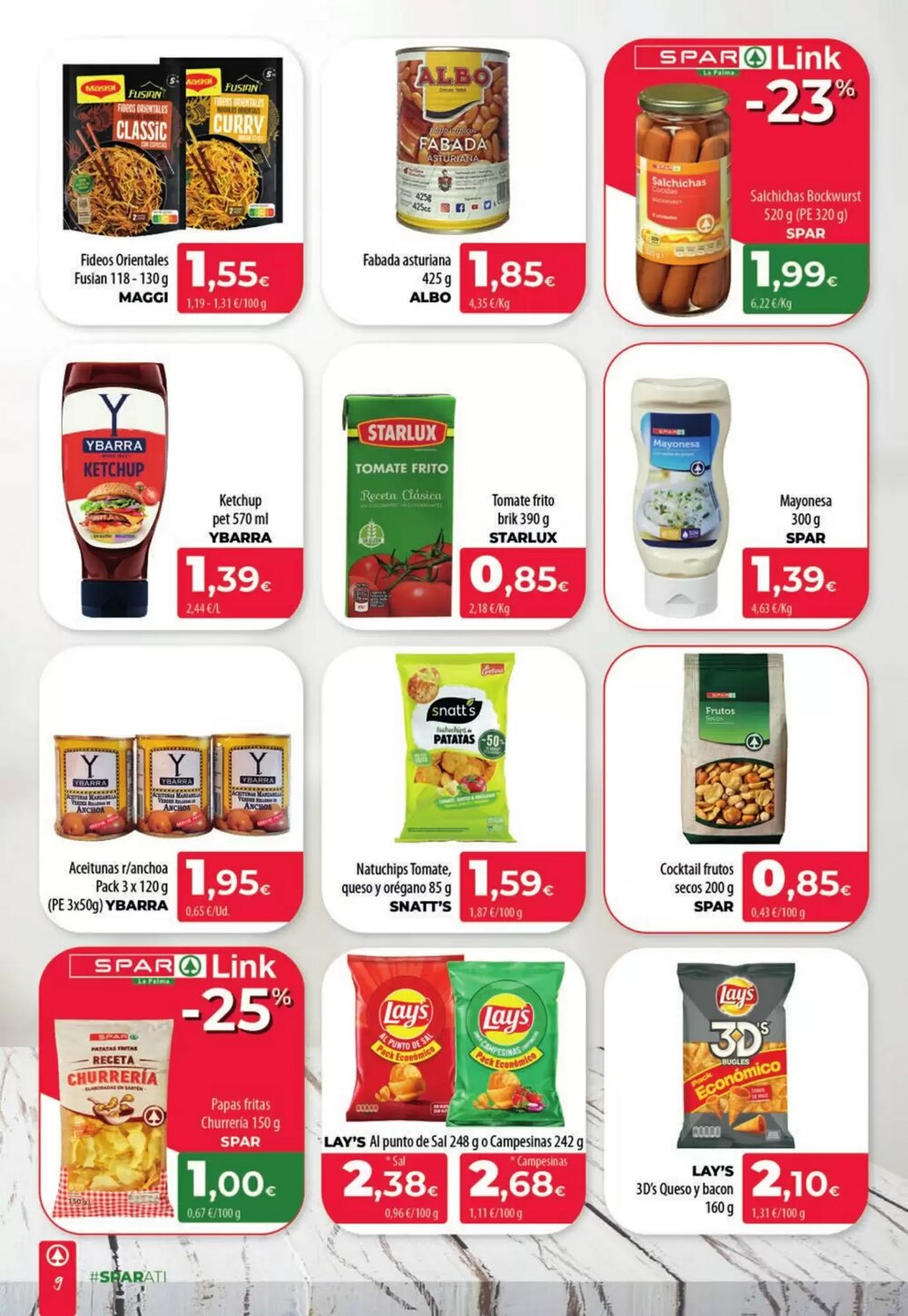 Folleto promocional de Spar La Palma válido desde el 22/01/2026 - Página 9.