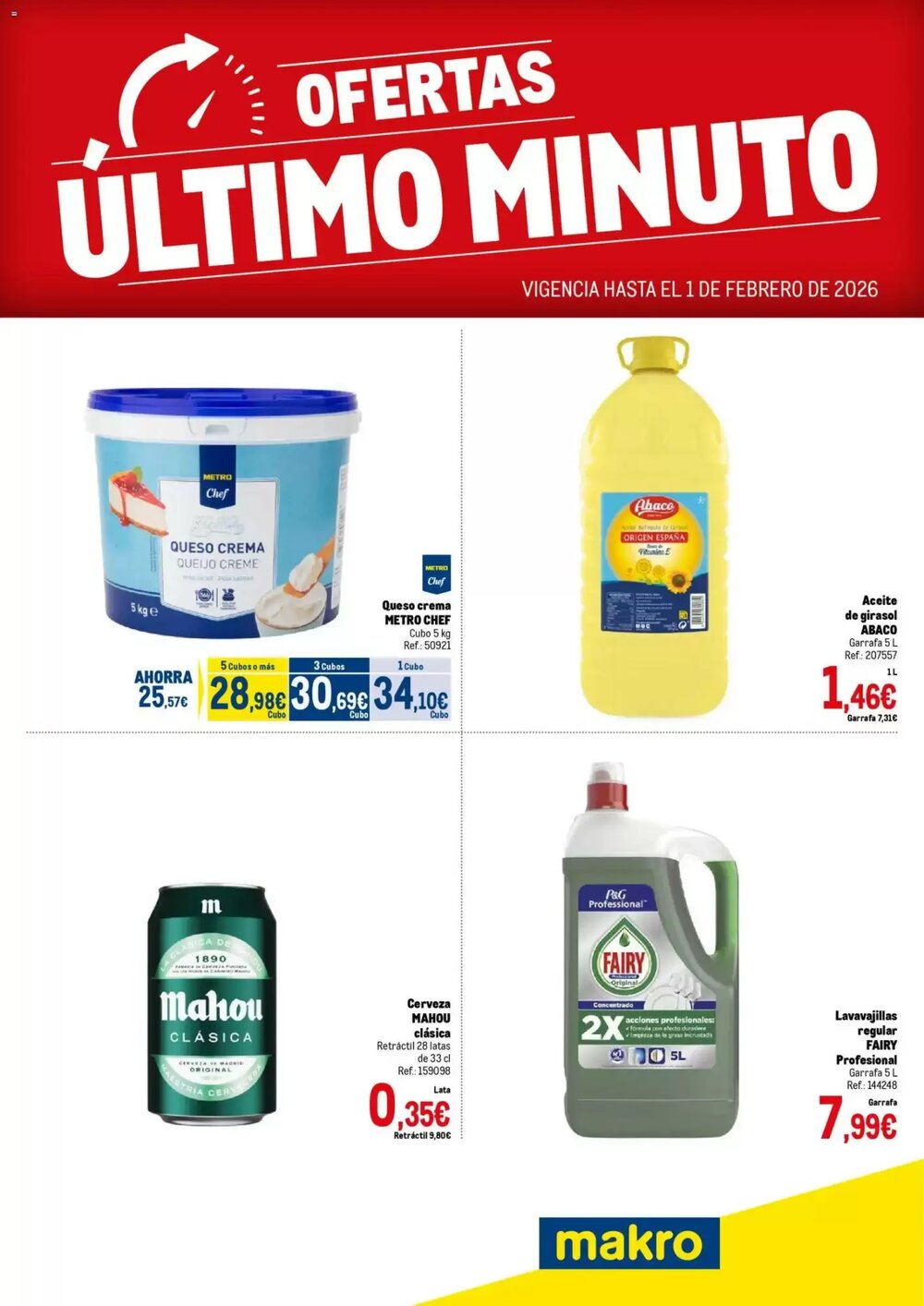 Folleto promocional de Makro válido desde el 22/01/2026 - Página 1.