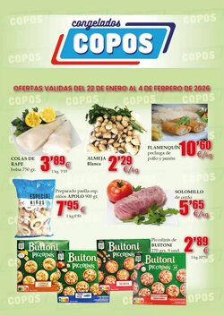 Folleto promocional de Congelados Copos válido desde el 22/01/2026