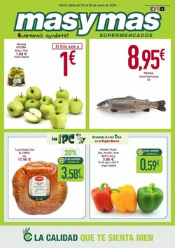 Folleto promocional de Masymas válido desde el 22/01/2026 - Página 1.
