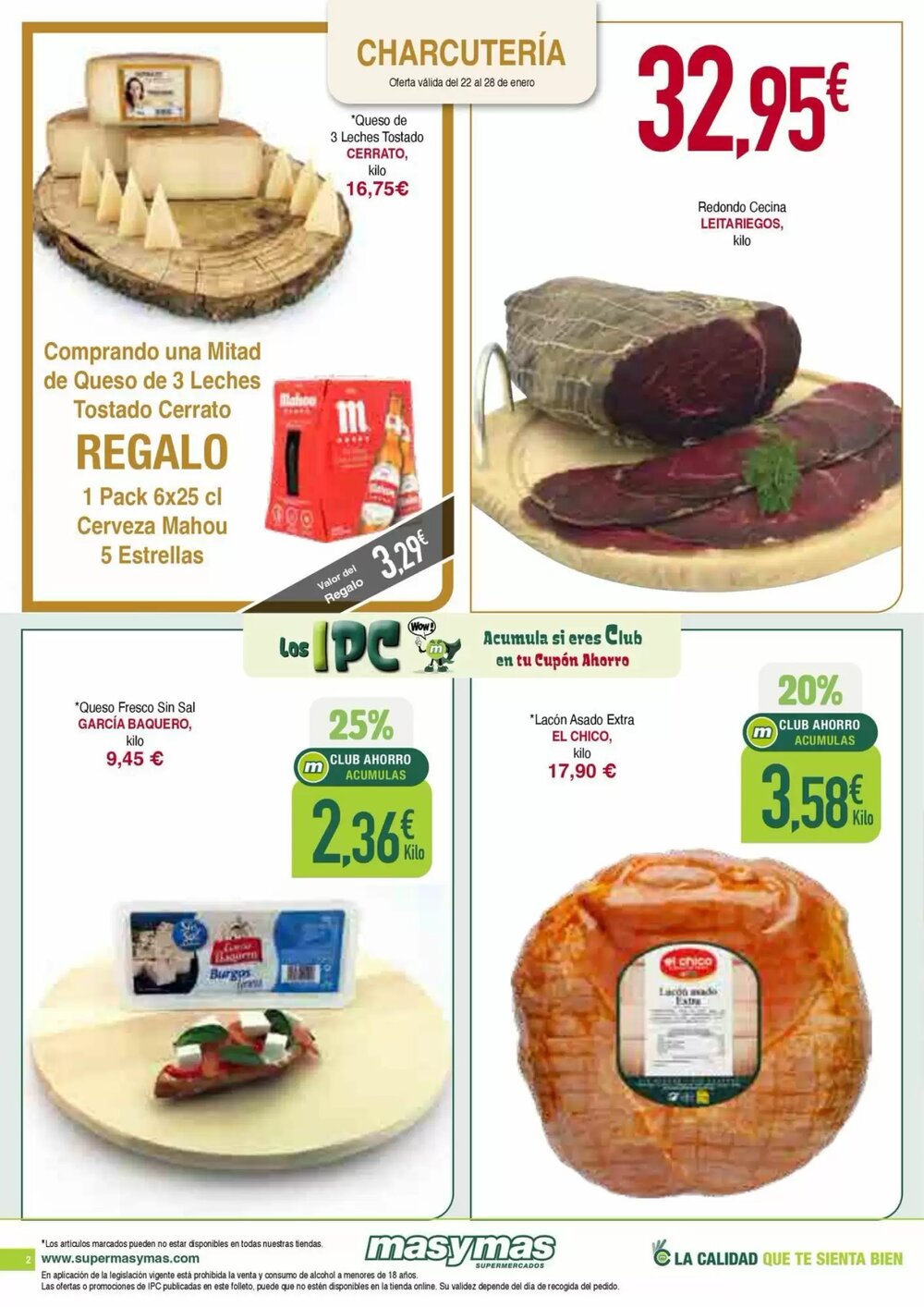 Folleto promocional de Masymas válido desde el 22/01/2026 - Página 2.