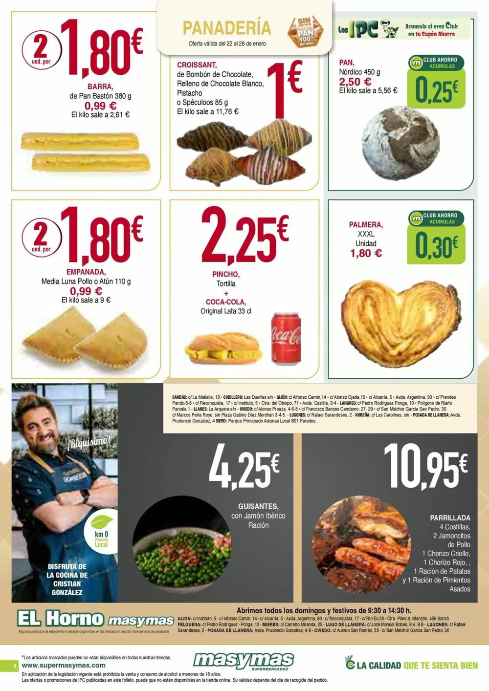 Folleto promocional de Masymas válido desde el 22/01/2026 - Página 6.