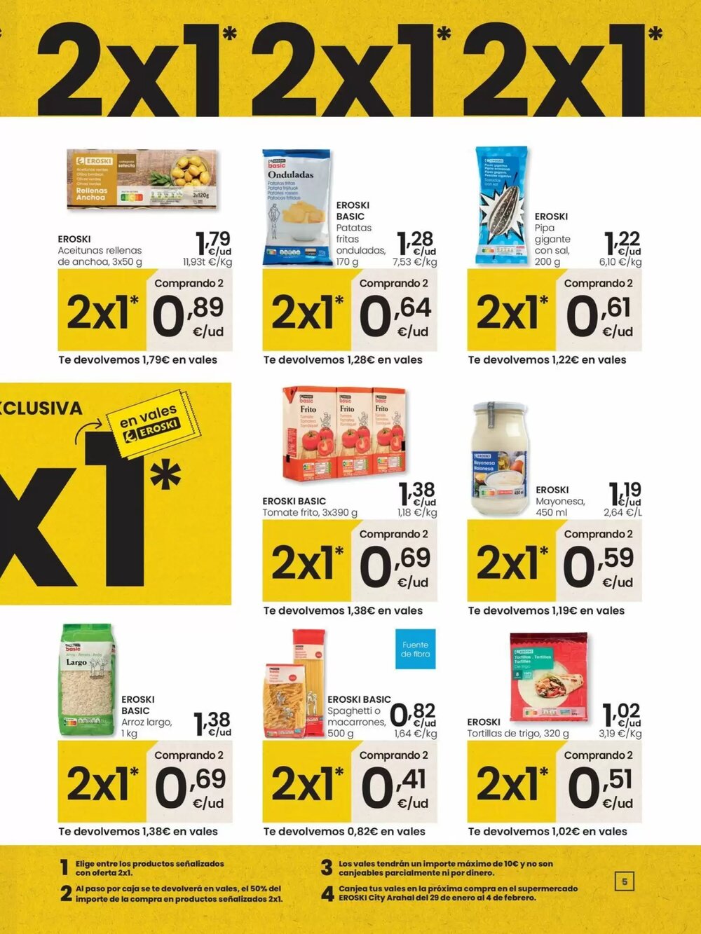 Folleto promocional de Eroski válido desde el 22/01/2026 - Página 5.