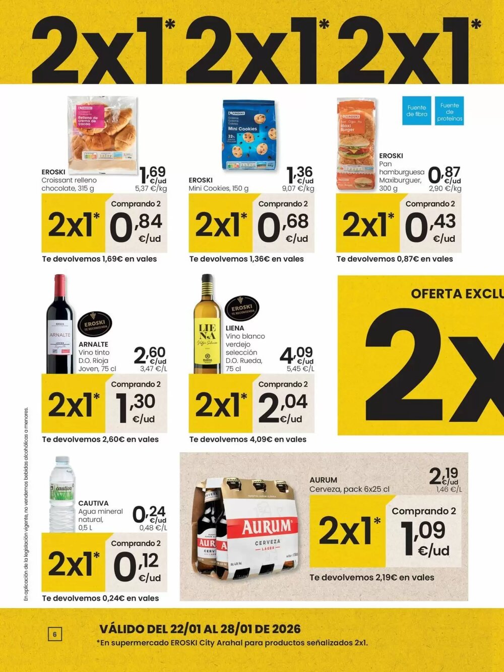 Folleto promocional de Eroski válido desde el 22/01/2026 - Página 6.