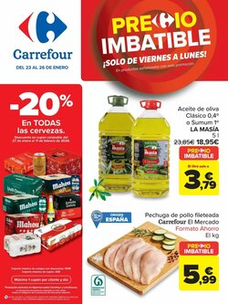 Folleto promocional de Carrefour válido desde el 23/01/2026