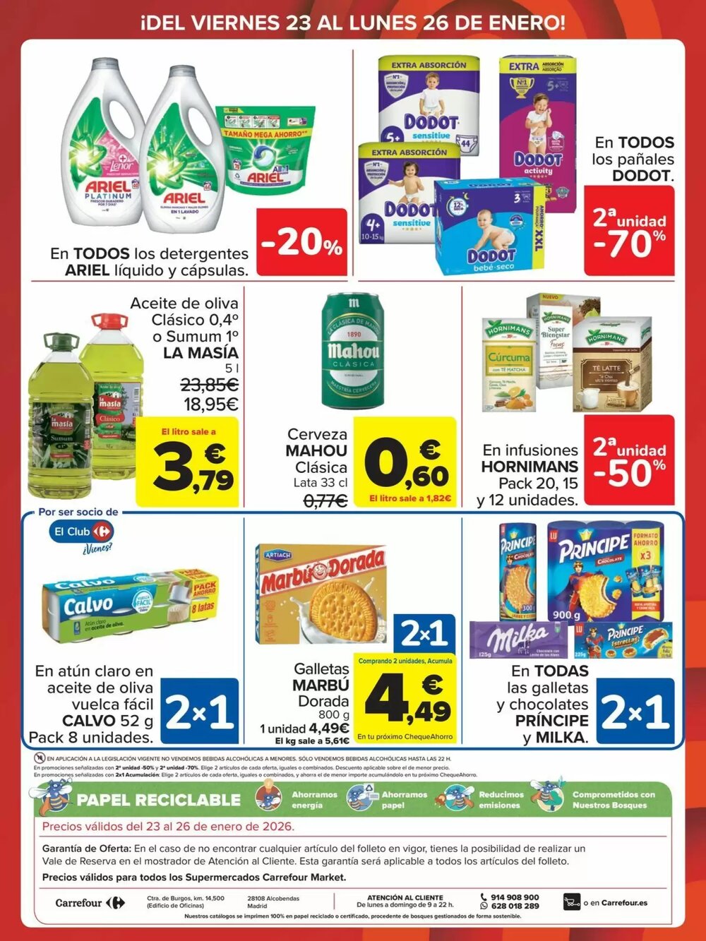 Folleto promocional de Carrefour Market válido desde el 23/01/2026 - Página 2.