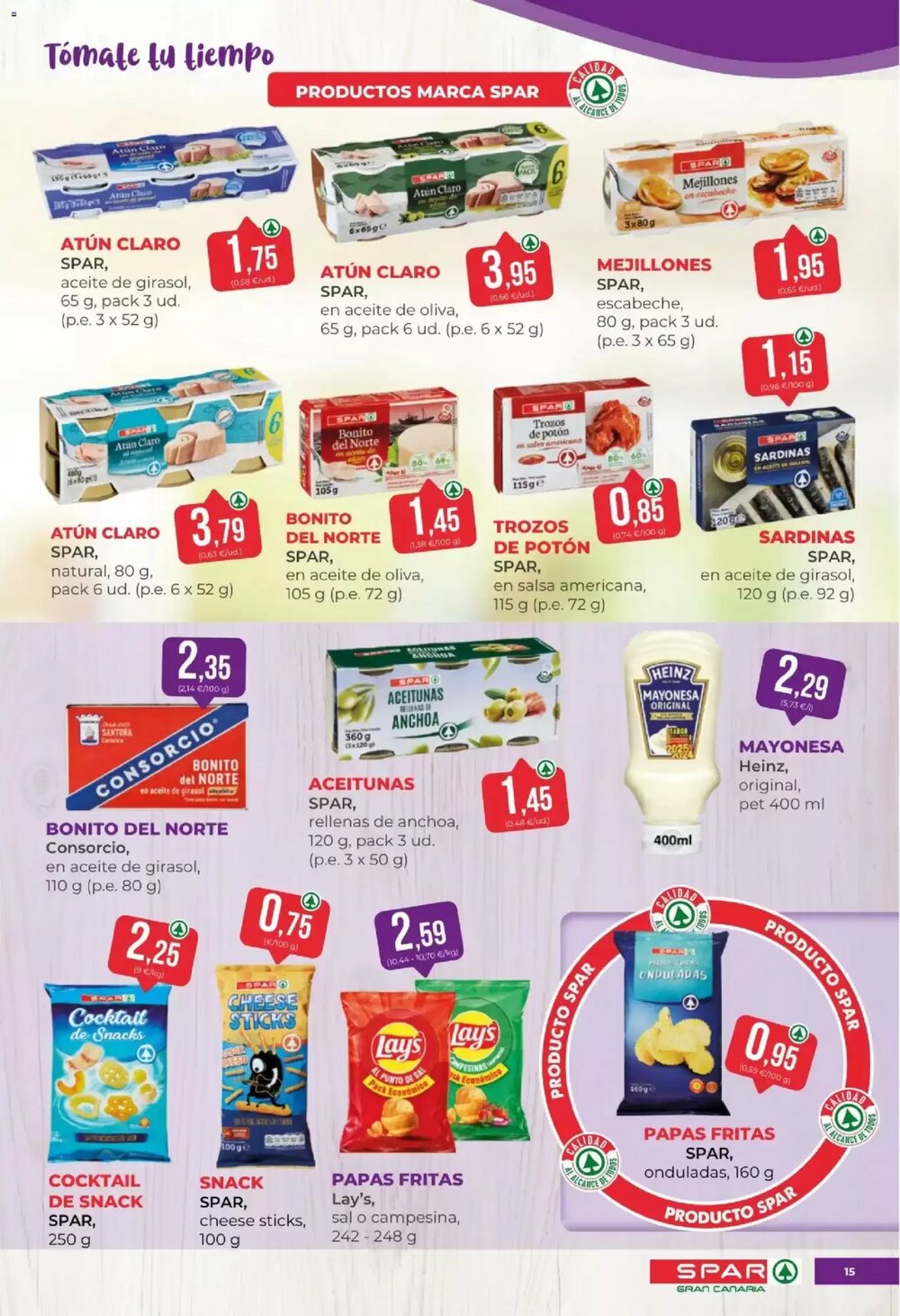 Folleto promocional de SPAR Gran Canaria válido desde el 23/01/2026 - Página 15.