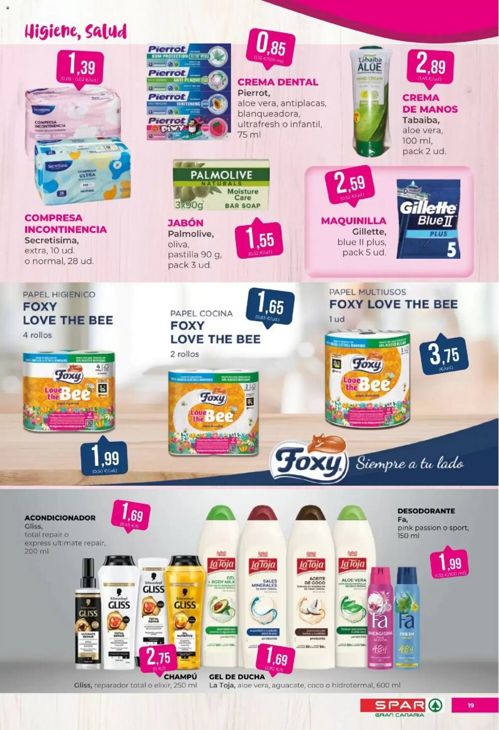 Folleto promocional de SPAR Gran Canaria válido desde el 23/01/2026 - Página 19.