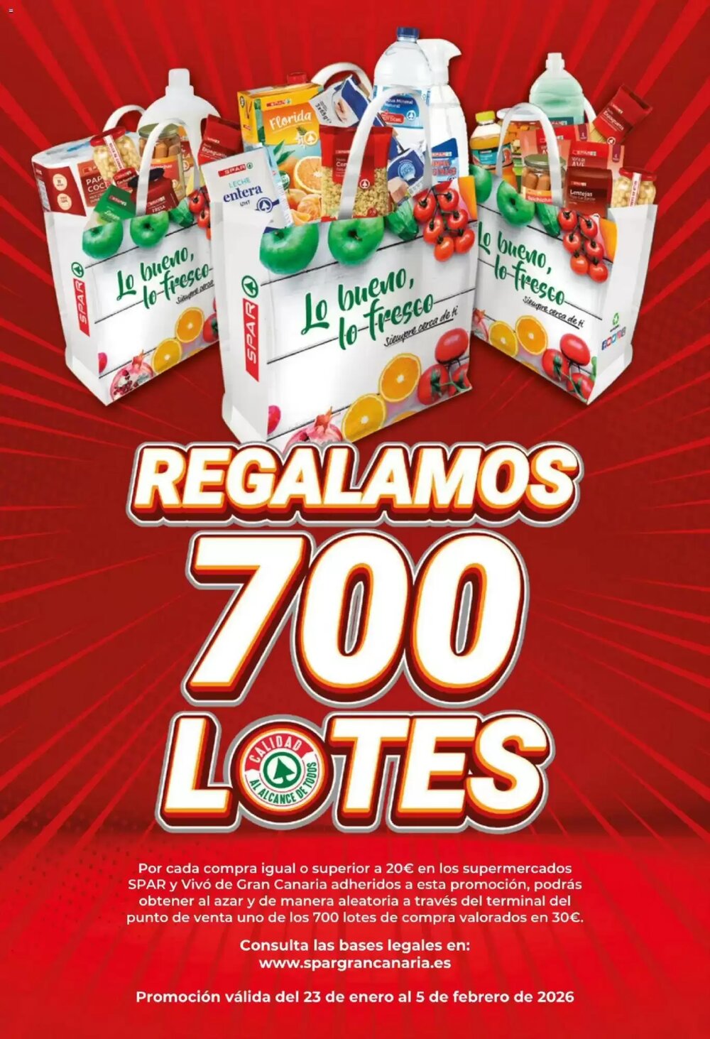Folleto promocional de SPAR Gran Canaria válido desde el 23/01/2026 - Página 2.