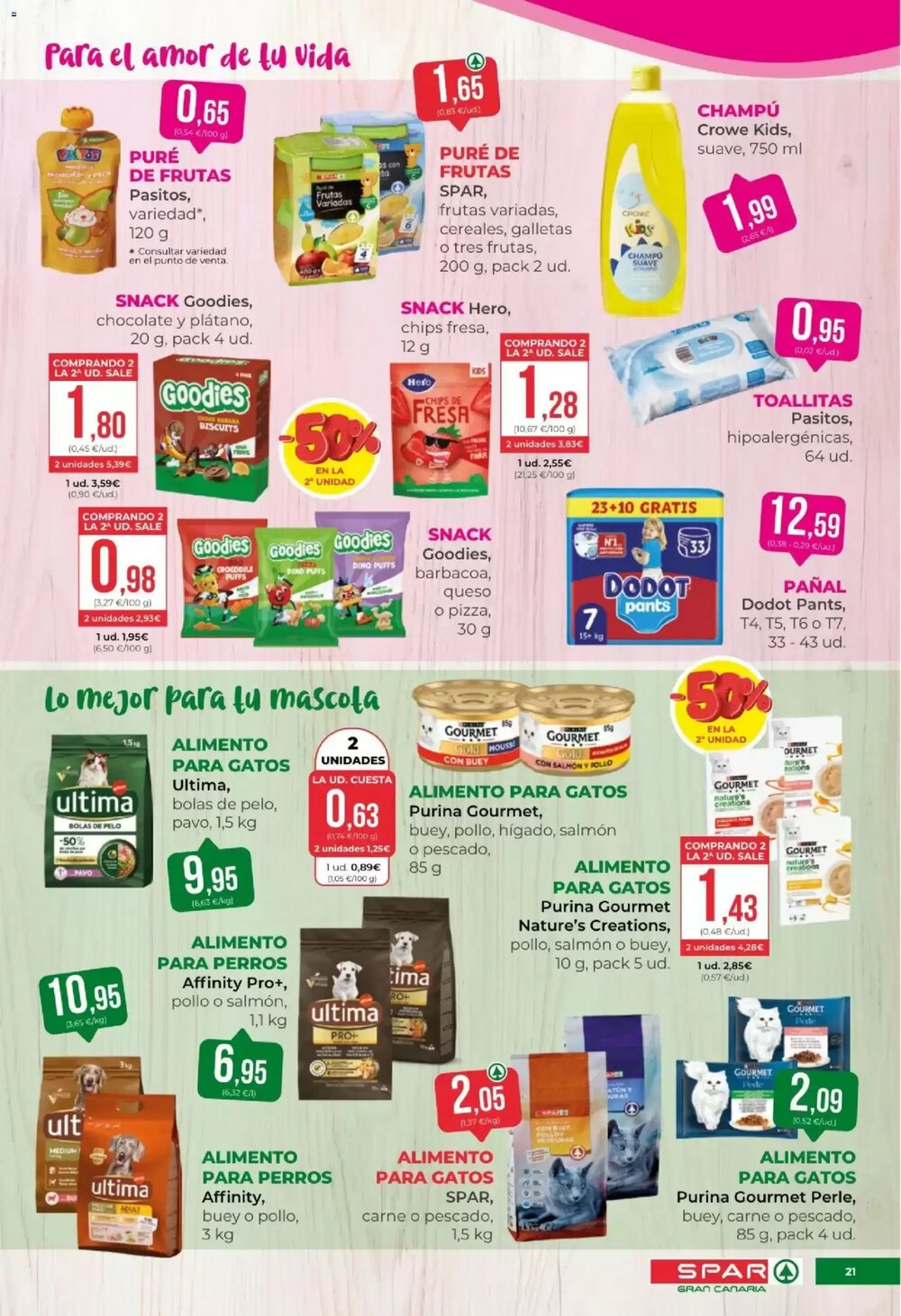 Folleto promocional de SPAR Gran Canaria válido desde el 23/01/2026 - Página 21.
