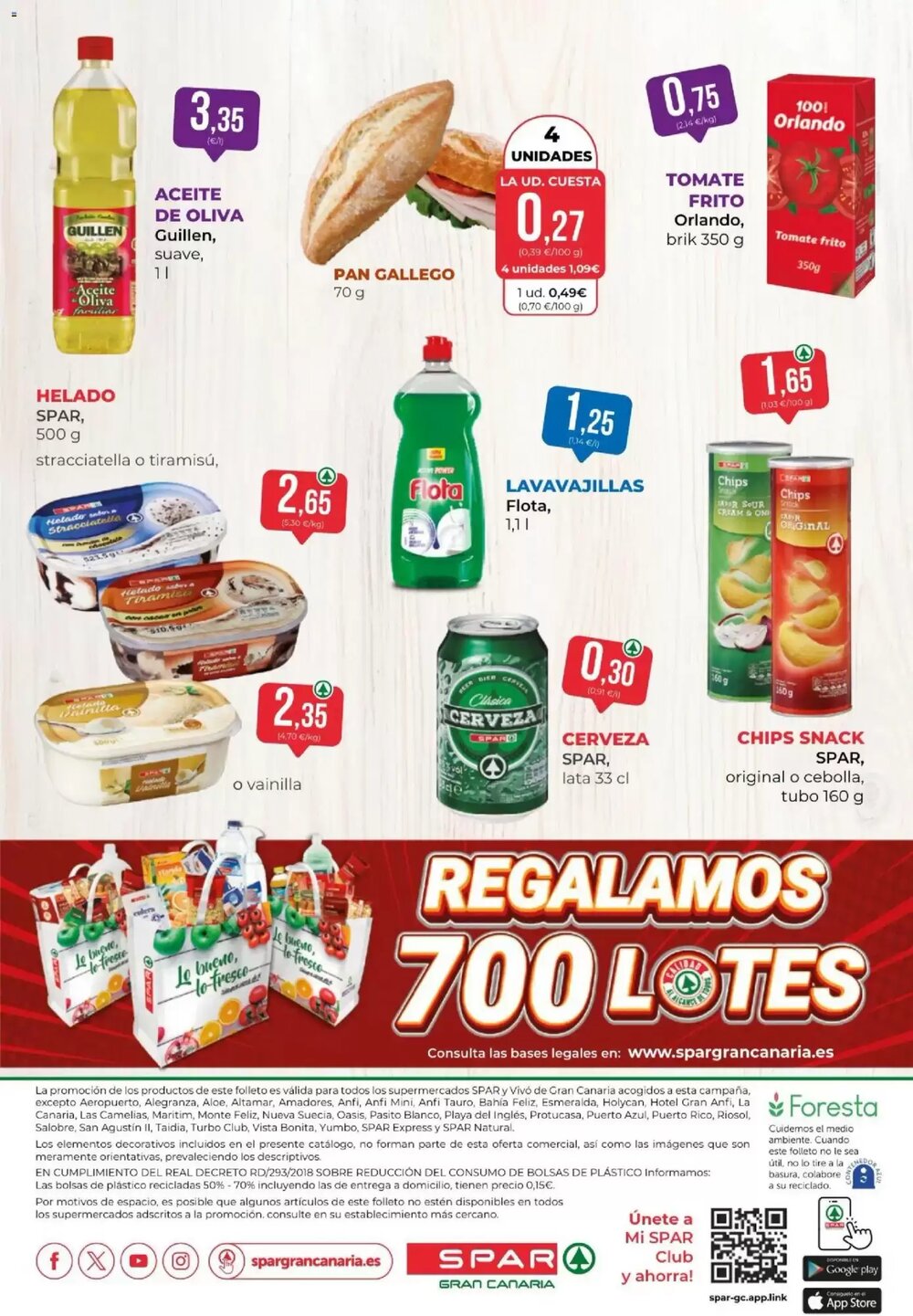 Folleto promocional de SPAR Gran Canaria válido desde el 23/01/2026 - Página 22.