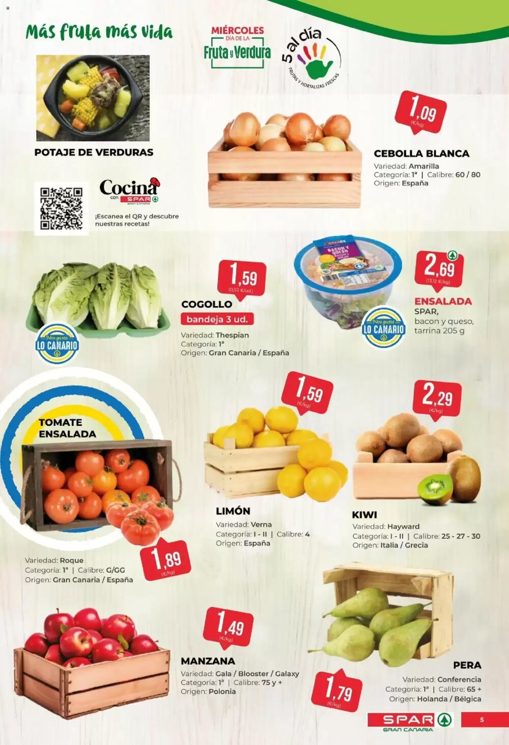 Folleto promocional de SPAR Gran Canaria válido desde el 23/01/2026 - Página 5.