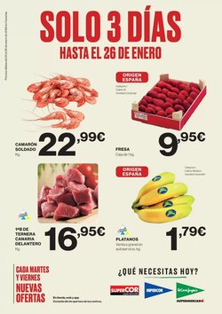 Folleto promocional de Supercor válido desde el 23/01/2026