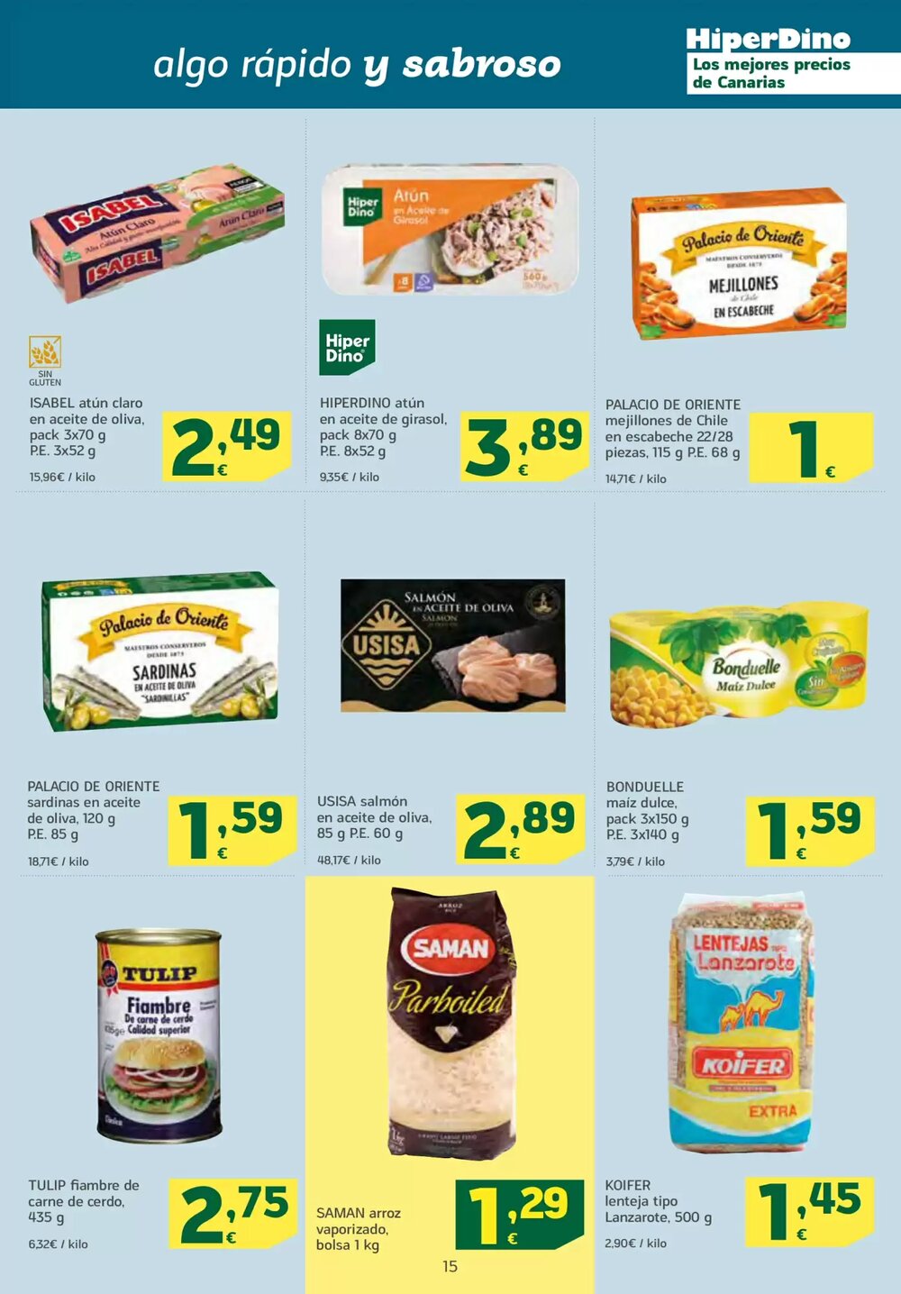 Folleto promocional de HiperDino válido desde el 23/01/2026 - Página 15.