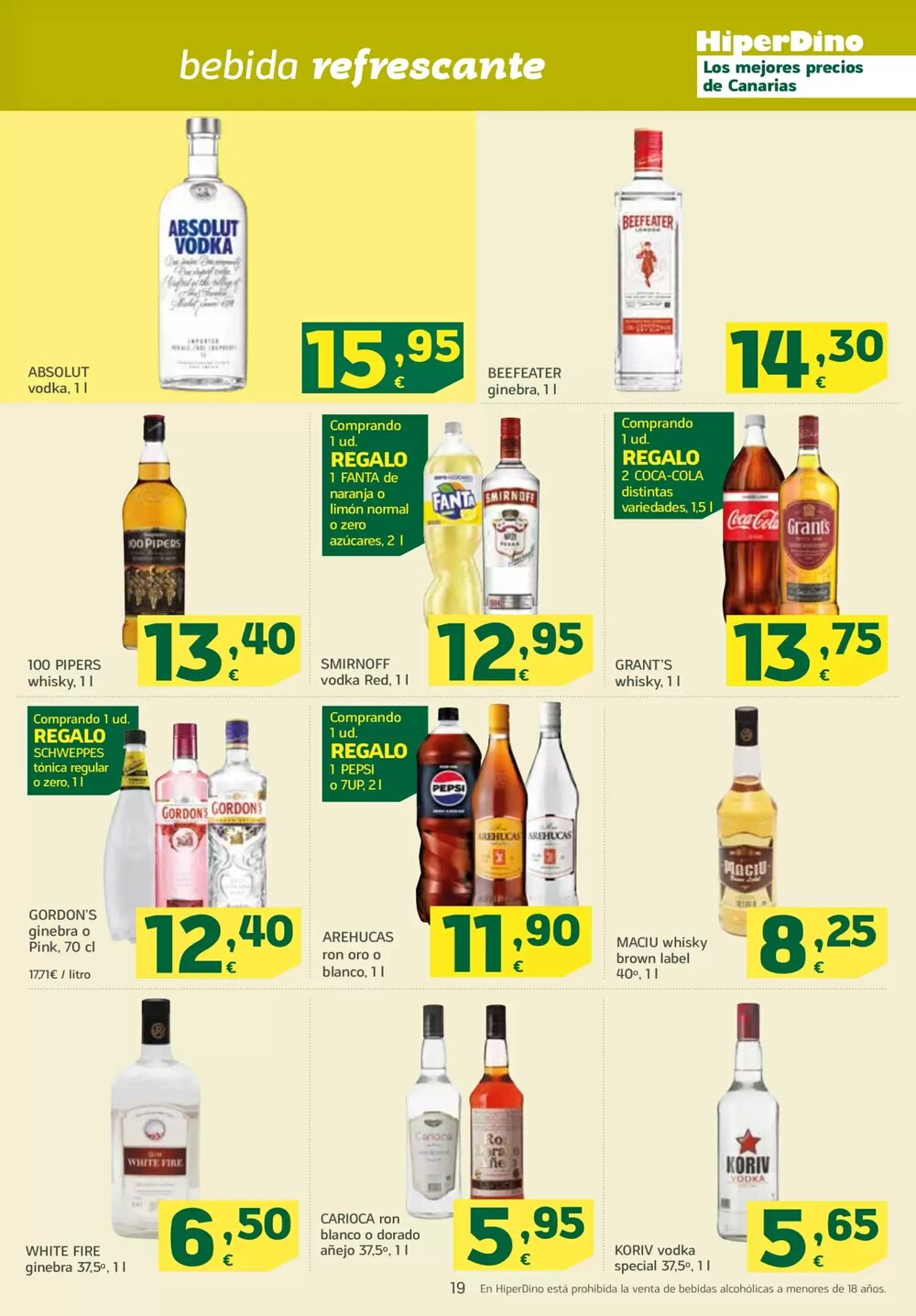 Folleto promocional de HiperDino válido desde el 23/01/2026 - Página 19.