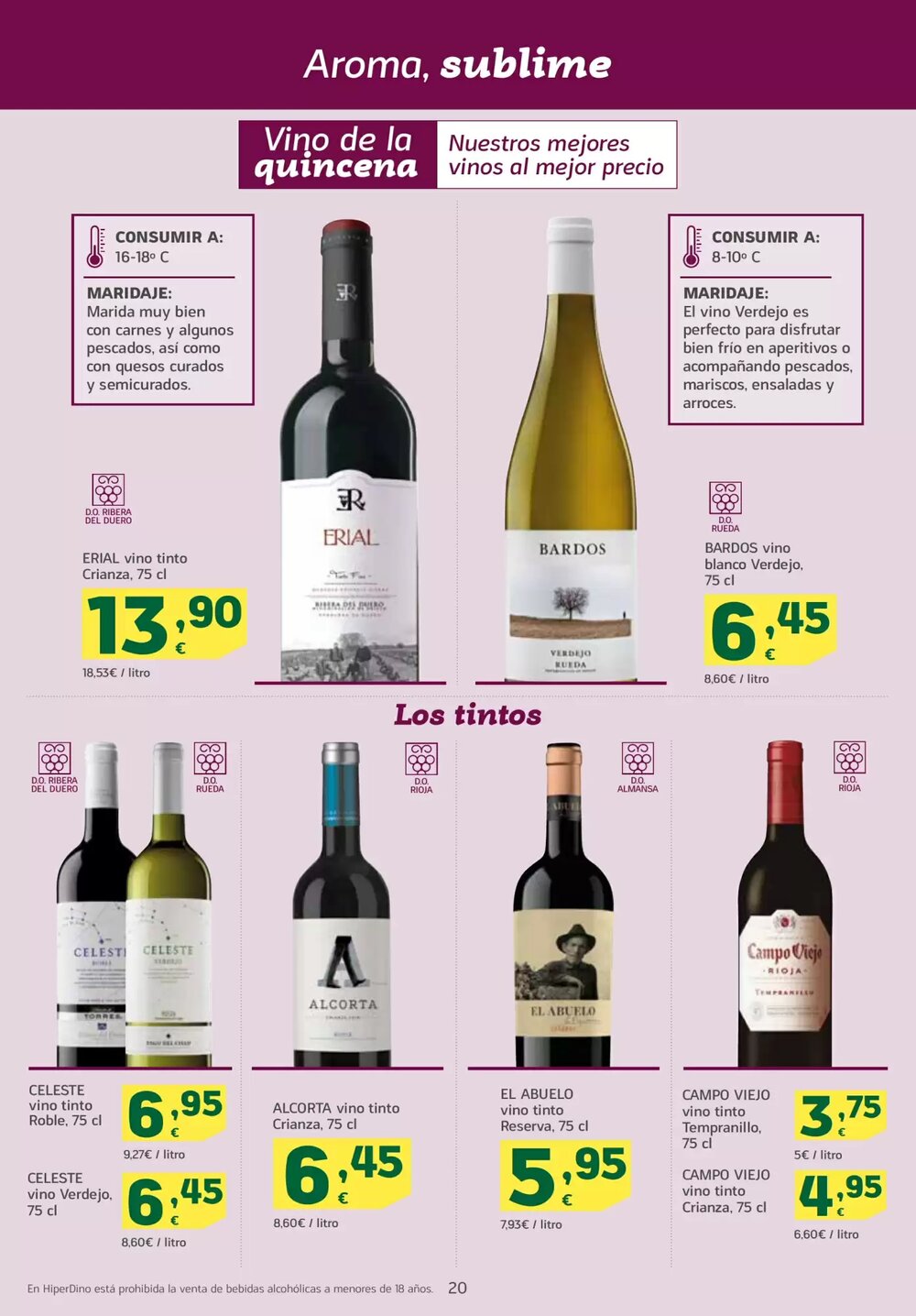 Folleto promocional de HiperDino válido desde el 23/01/2026 - Página 20.