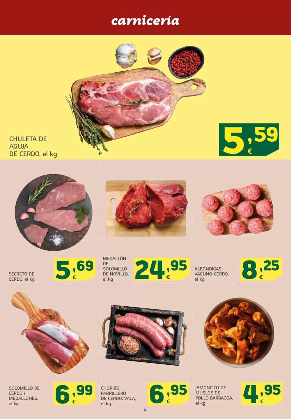 Folleto promocional de HiperDino válido desde el 23/01/2026 - Página 4.