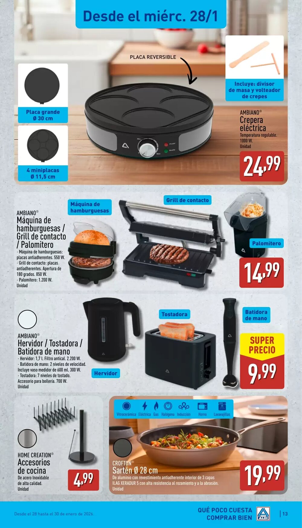 Folleto promocional de ALDI válido desde el 26/01/2026 - Página 13.