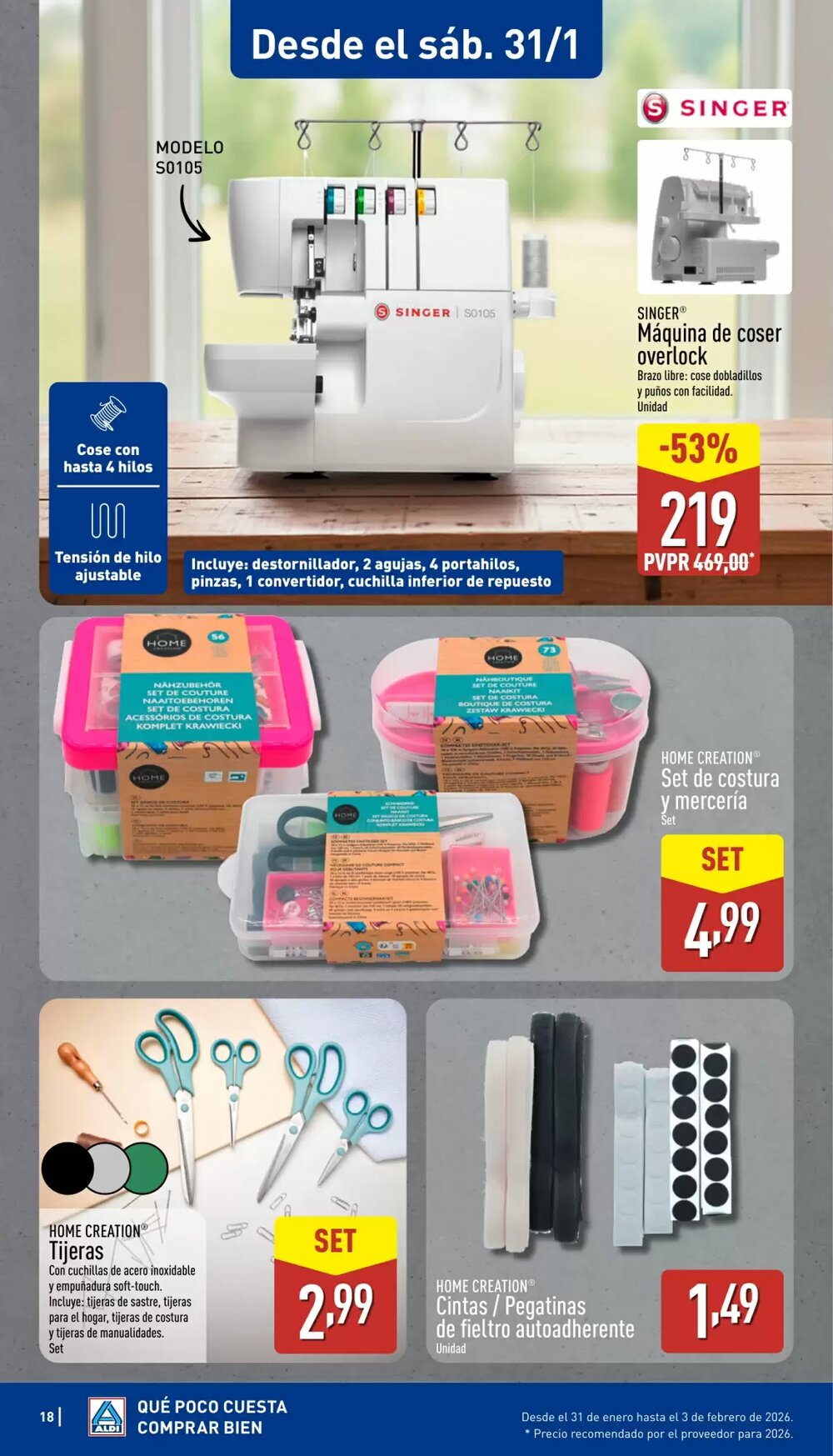 Folleto promocional de ALDI válido desde el 26/01/2026 - Página 18.