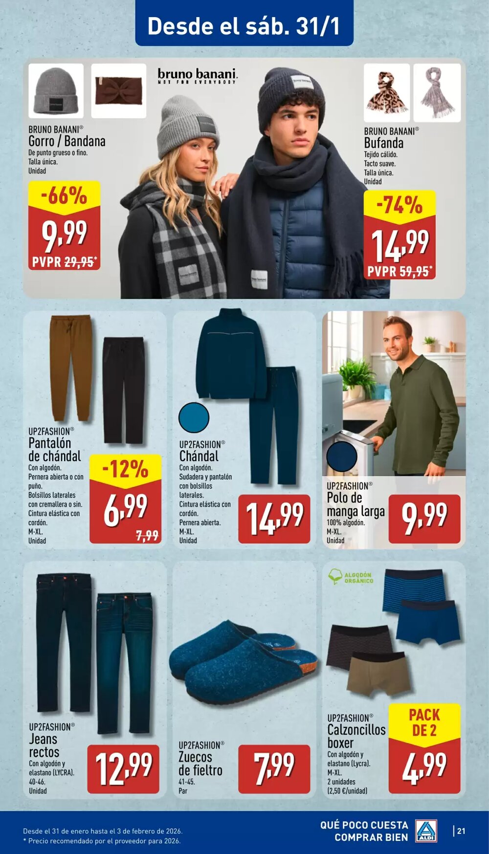 Folleto promocional de ALDI válido desde el 26/01/2026 - Página 21.