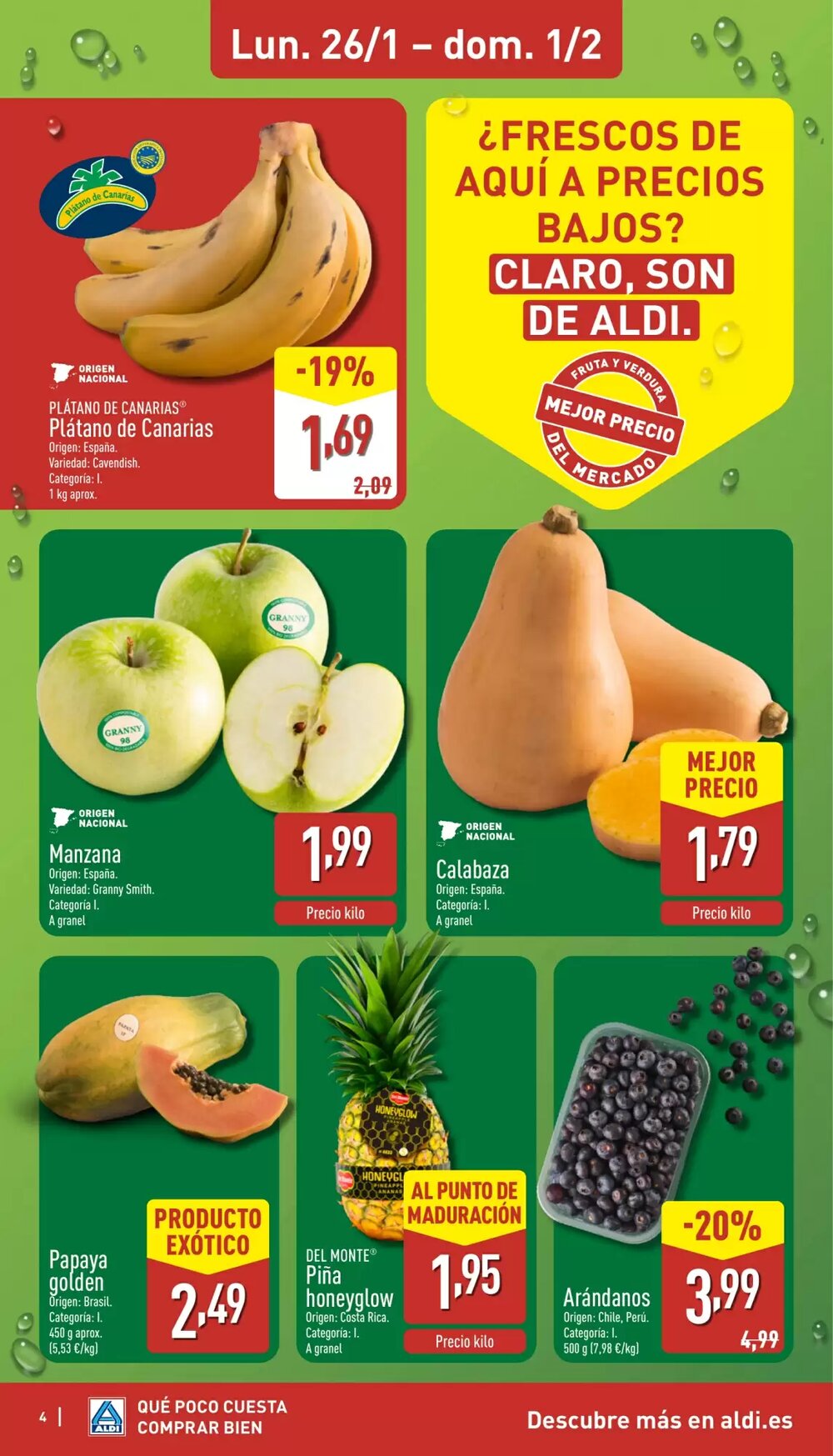 Folleto promocional de ALDI válido desde el 26/01/2026 - Página 4.