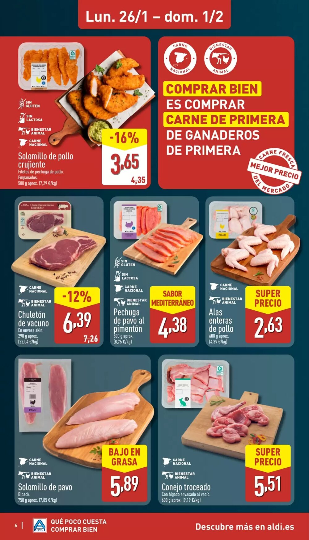Folleto promocional de ALDI válido desde el 26/01/2026 - Página 6.