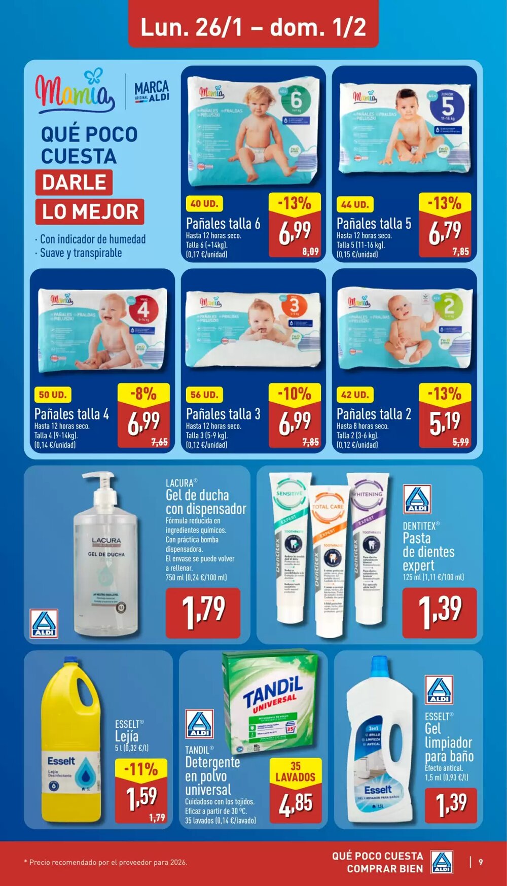 Folleto promocional de ALDI válido desde el 26/01/2026 - Página 9.