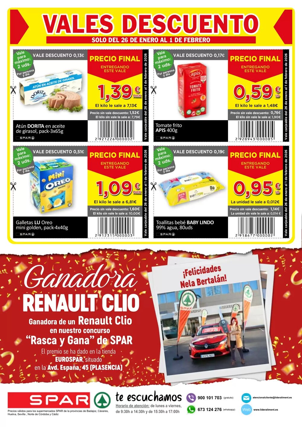 Folleto promocional de Spar válido desde el 26/01/2026 - Página 2.