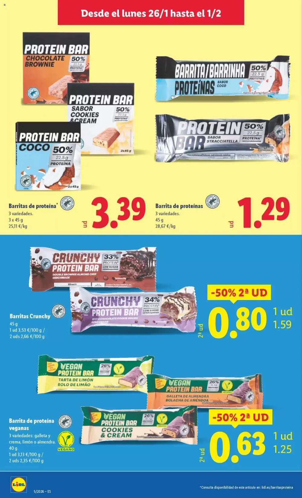 Folleto promocional de Lidl válido desde el 26/01/2026 - Página 22.