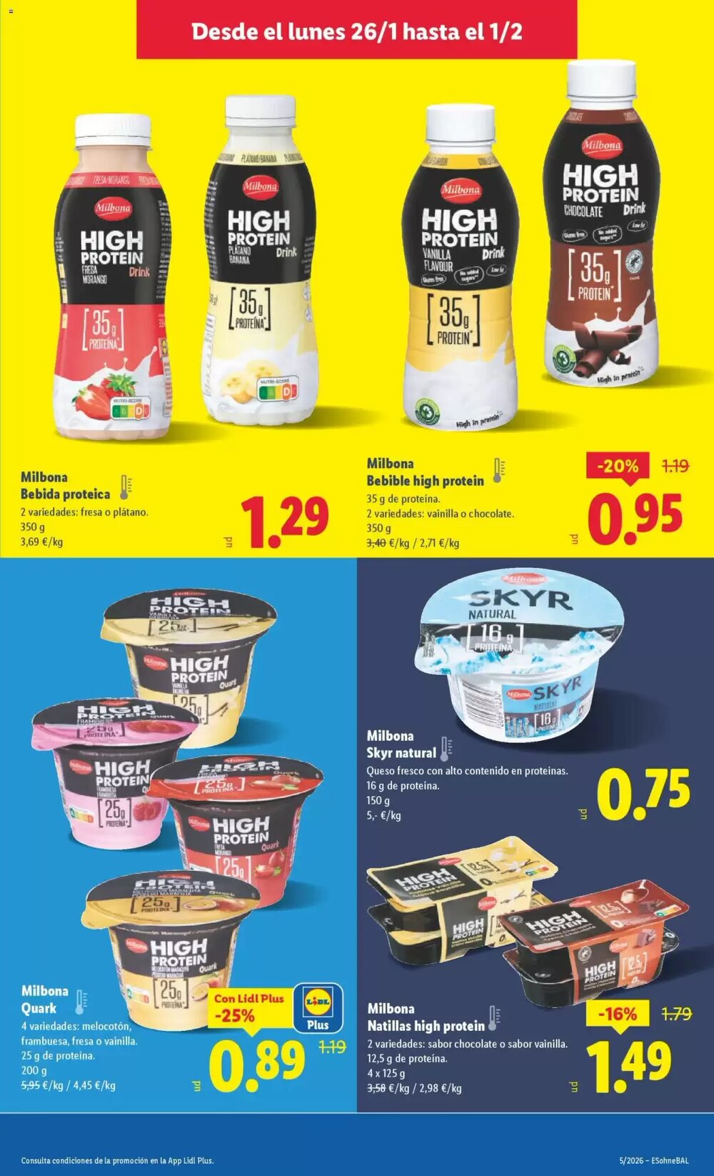 Folleto promocional de Lidl válido desde el 26/01/2026 - Página 25.