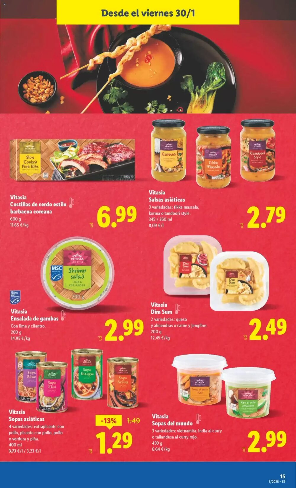 Folleto promocional de Lidl válido desde el 26/01/2026 - Página 33.