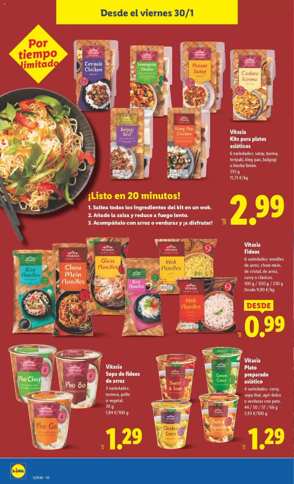 Folleto promocional de Lidl válido desde el 26/01/2026 - Página 34.