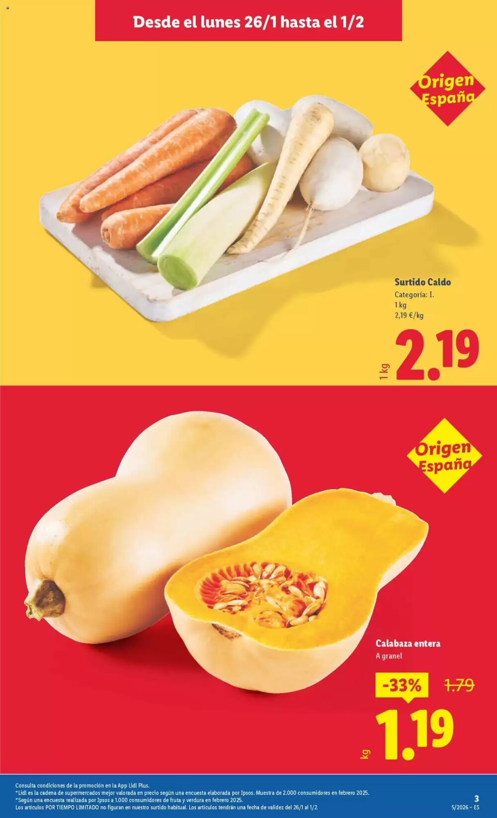 Folleto promocional de Lidl válido desde el 26/01/2026 - Página 5.