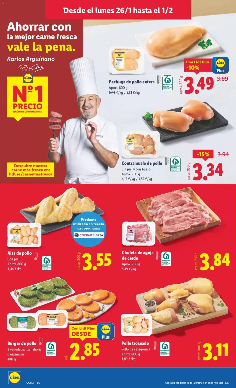 Folleto promocional de Lidl válido desde el 26/01/2026 - Página 6.
